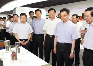 国家副主席，原中央政治局常委， 时任上海市委书记韩正考察胜天国际科技