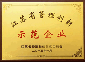 江苏省管理创新示范企业